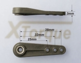 Gabriel XTorque CFK Servohebel 38 mm - Futabaverzahnung