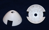 Reisenauer-Spinner-Kappe 44 mm SCALE weiss