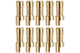 Goldkontakt - Ø5,5mm - 10 Stecker