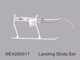 NE4260041 Landegestell (weiß) f. Nine Eagle Solo Pro 1 & Solo Pr