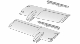 Multiplex Tragflächen-Formteile TwinStar II/BL