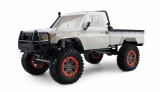 AMXRock RCX10P Scale Crawler Pick-Up, 1:10 RTR weiß - einzeln sperrbare Differentiale