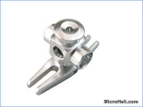 CNC ALU-Zentralstück, silber, Blade MSR