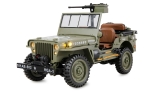 Jeep Willys MB Scale Crawler 4WD 1:14 RTR grün - incl. Seilwinde und Soundmodul