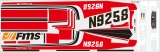 FMS New Cessna 182 rot Dekorsatz