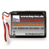 Bay-Tec Spektrum 4000mAh 2S LiPo Senderakku DX9 / DX8 / DX7 /DX7S / DX6