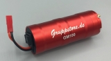 Kraftstoffpumpe elektrisch für RC-Modelle - Aluminium Gehäuse rot eloxiert