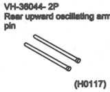 VH-36044 rear upward oscillating arm pin