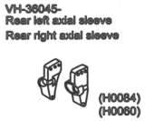 VH-36045 Rear left/right axial sleeve
