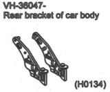 VH-36047 rear bracket of car body