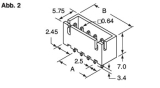 Balancer gegenstück (Stecker) XH für 7,4V Akkus 3 Pol