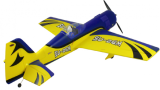 Dynam SU-26M blau/gelb im PNP Set ohne Akku/RC 1200mm