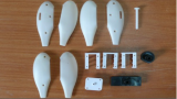 Dynam SR22 silber Plastik Teilesatz