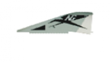 FMS F-4 Jet Seitenruder blau