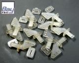 Ruderhörner 20 x 14 4-Löcher 10 Stk für Depron / Schaum