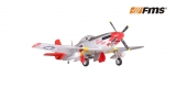 FMS Giant Scale P-51 Mustang Rot PNP Set V8 ohne Akku/RC - 1700mm