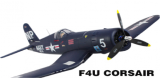 Dynam F4U Corsair V2.1 blau im PNP Set ohne Akku/RC 1270mm
