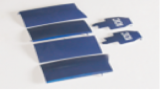 FMS Giant Scale F4U Corsair Klappe für Frontfahrwerk blau