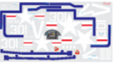 FMS Giant Scale F4U Corsair Dekorsatz blau