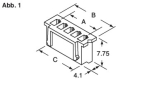 Balancer Buchse XH für 14,8V Akkus 5 Pol