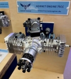 HORNET Engine 75cc Boxer Benzin Motor incl. Elektronischer Zündung
