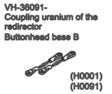 VH-36091 Coupling uranium of the redirector