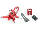 Xtreme Alu Taumelscheibe + Heck AR Guide ROT Blade 130X B130X27-R