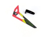 Xtreme Carbon Heckfinne rot Blade 130X B130X13-R