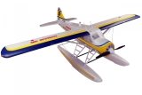 Dynam Beaver DHC-2 V2 1500mm incl. Fahrwerk und Schwimmern, PNP