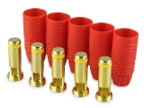 YUKIKING AS150 • 5 x Stecker • Rotes Gehäuse • Anti-Spark 7mm