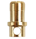 Goldkontakt Ø8,0mm Stecker - 1 Stk