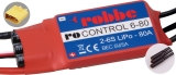 RO-CONTROL 6-80 2-6S - 80A (100A) BRUSHLESS REGLER 5V/5A SCHALT-BEC