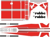 Robbe Modellsport DEKORSATZ AIR BEAVER ROT