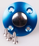 KUZA Tankverschluss Aluminium mit Magnet Blau
