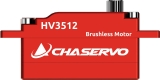CHASERVO HV3512 25T low profile HV Brushless Servo, stehende Montage