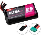 Robbe Modellsport RO-POWER ULTRA LiIo 2500MAH 7,4V 10C 18650 2S1P side by side