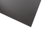 Carbonfaser-Platte 200x400mm 4,0mm glänzend CFK-Platte , Carbonplatte