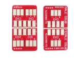 D-SUB 9 Stecker / Buchse Lötplatinen 2 Stk