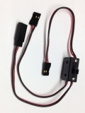 RC Schalter incl. Ladebuchse - Futaba Stecker und Buchse