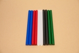 10 Heißklebe-Sticks 11 x 200 mm - bunter mix