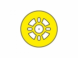 Motorspant GFK "S" / Außen Ø 34mm