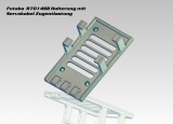 Futaba R7014SB R7114SB R7214SB R7314SB Empfängerhalterung mit Servokabel Zugentlastung - Schwarz