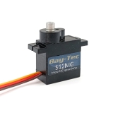 Bay-Tec S12MG Servo 12,5g 2,2kg 12,6mm 0,08sec Metallgetriebe - Bulk