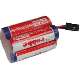 ROBBE RO-POWER LOOP MIGNON AA 2500 MAH 4,8 V EMPFÄNGERAKKU MIT JR KABEL, WÜRFEL