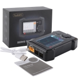 ToolkitRC ST8 8CH 100W 2A 7-28V LCD Servo Special Tester PWM/PPM/SBUS Signal Speed Liner Step Servotester mit 4-Wege Servo Signal