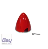Bay-Tec Contest Spinner mit Alu Rückplatte 95mm (Rot)