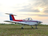 VQ-Model PA-38 Tomahawk 60 Größe (1,92 m Spannweite) Rot / Blau