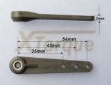 Gabriel XTorque CFK Servohebel 54 mm - Futabaverzahnung