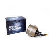FMS 90MM Pro 12 Blatt Alu Impeller EDF mit 4075-KV1500 Inrunner Brushless Motor (8S)