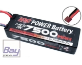 HRC Racing Akku LiPo 2S 7.4V 7500mAh 70C RC Car Hard Case Ultra T